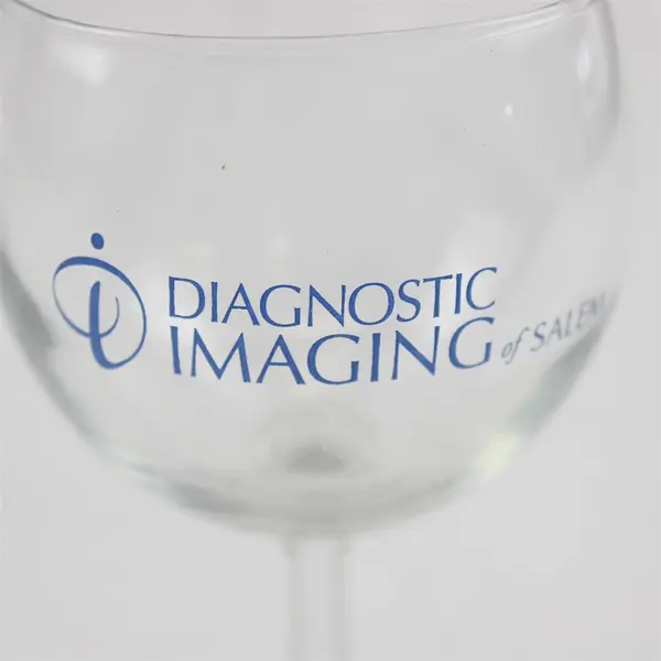 Vintage Diagnostic Imaging of Salem Wine Glass Medical Promo