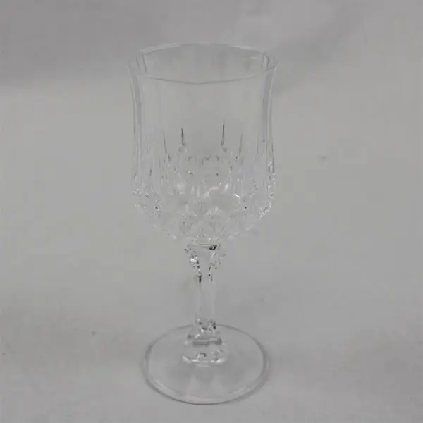 Cristal d'Arques Longchamp Diamond-Cut Crystal Wine Glass 6.5 in