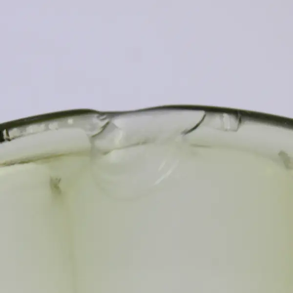 Vintage Green Pressed Glass Footed Bowl Candy Dish 4.25in