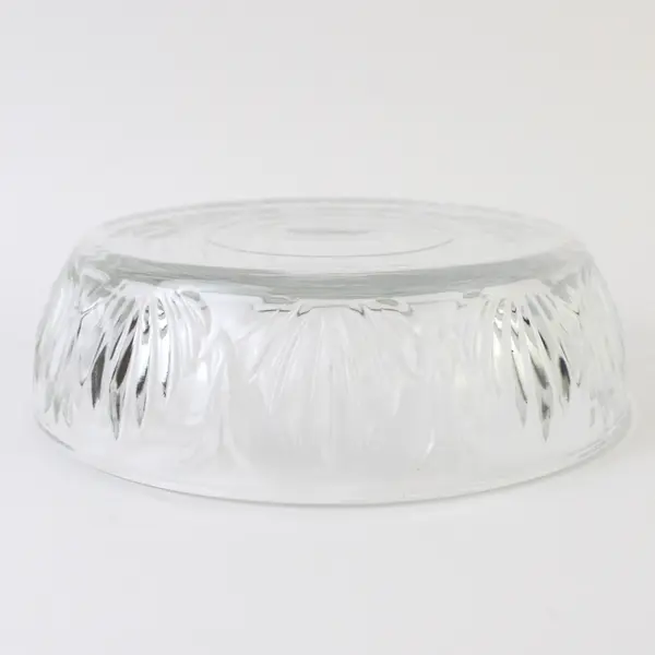 Vintage Avon Pressed Glass Powder Jar Candy Dish w/ Lid Clear