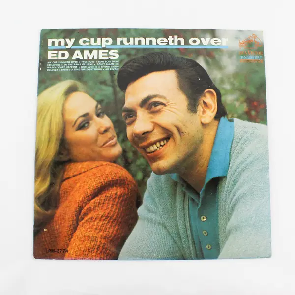Ed Ames My Cup Runneth Over  12" Vinyl Record 