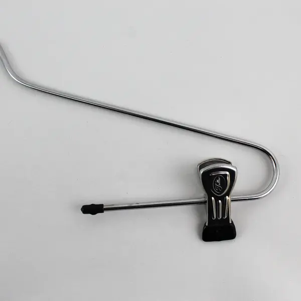 Lot of 6 Stainless Steel Pants Skirts Hangers with Clips