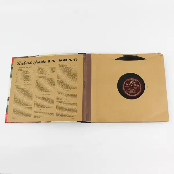  Richard Crooks In Song 5 10" Shellac Records