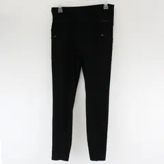 Eddie Bauer Solid Black Activewear Leggings with Pockets Women's Medium