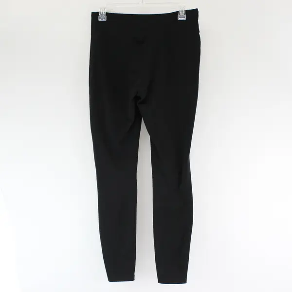 Eddie Bauer Solid Black Activewear Leggings Women's Medium