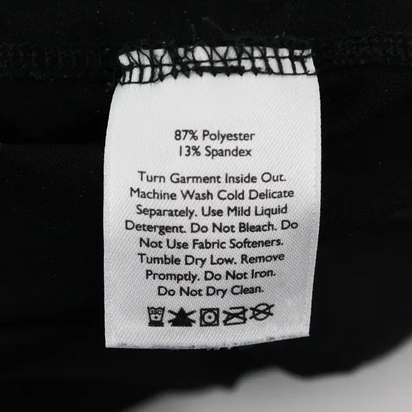 Eddie Bauer Solid Black Activewear Leggings Women's Medium