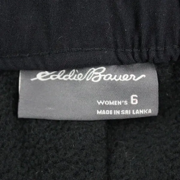 Eddie Bauer Solid Black Activewear Pants Women's Size 6