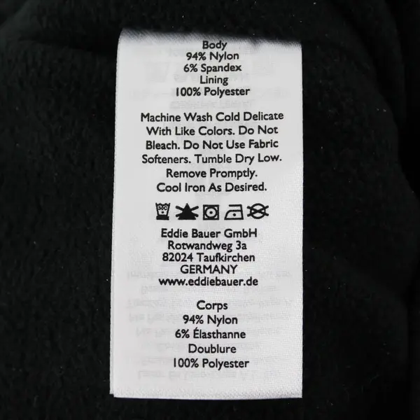Eddie Bauer Solid Black Activewear Pants Women's Size 6