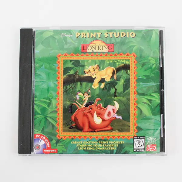 Disney Print Studio The Lion King CD-Rom Windows
