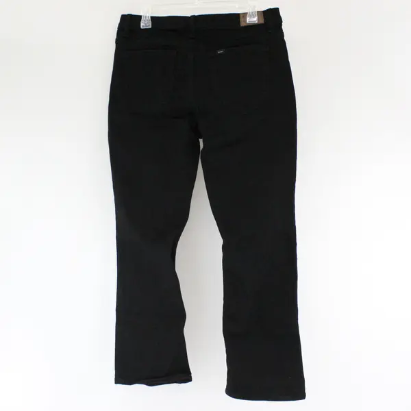 Lee Solid Black Bootcut Jeans Women's Size 14S