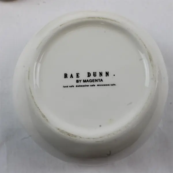 Magenta Rae Dunn Ceramic Pear Shaped 4 Piece Stacking Measuring Cup Set 