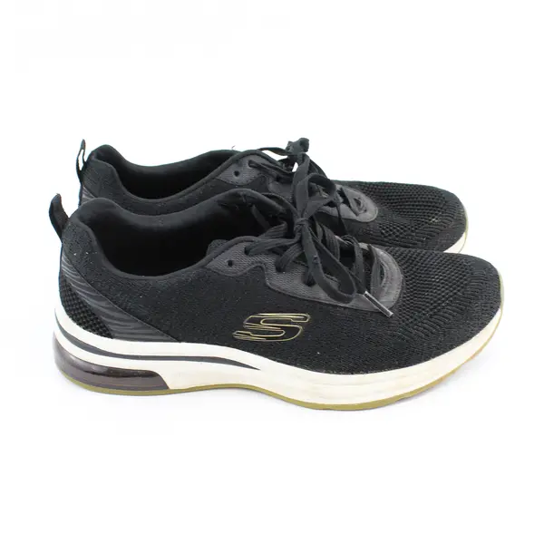 Skechers Black/White Empire Dlux Athletic Shoes Tennis/Sneakers Women's Size 7.5