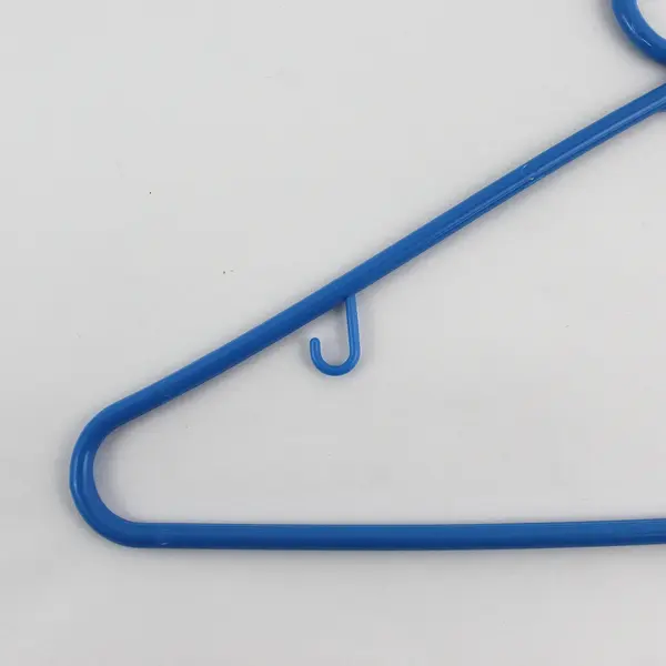 Lot of 10 Blue Plastic Clothing Hangers Shirts and Pants