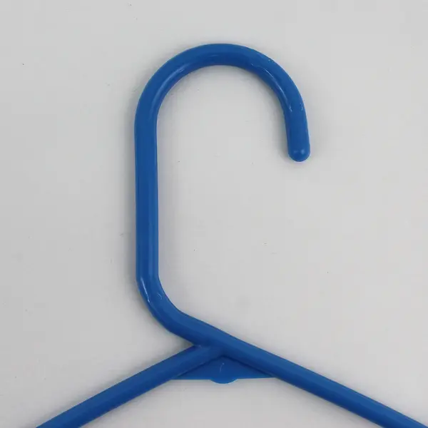 Lot of 10 Blue Tubular Clothing Hangers Shirts and Pants