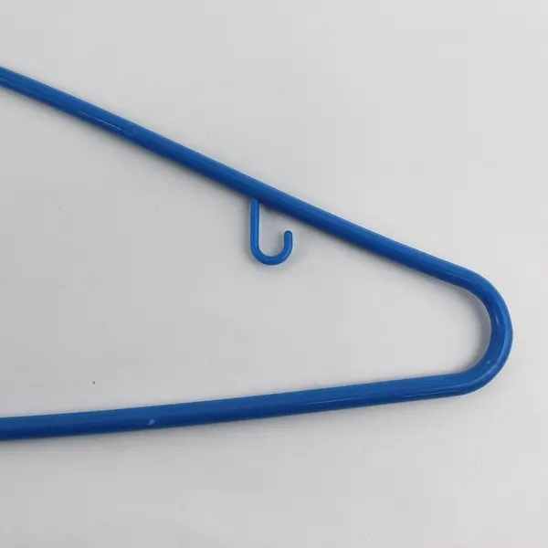 Lot of 10 Blue Tubular Clothing Hangers Shirts and Pants