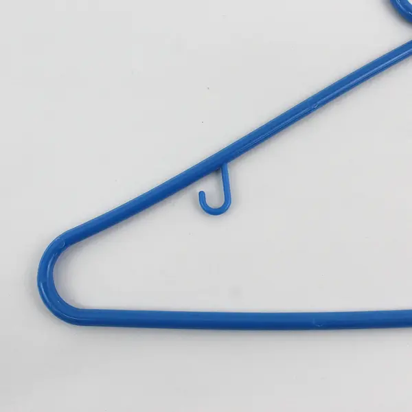 Lot of 10 Blue Tubular Clothing Hangers Shirts and Pants