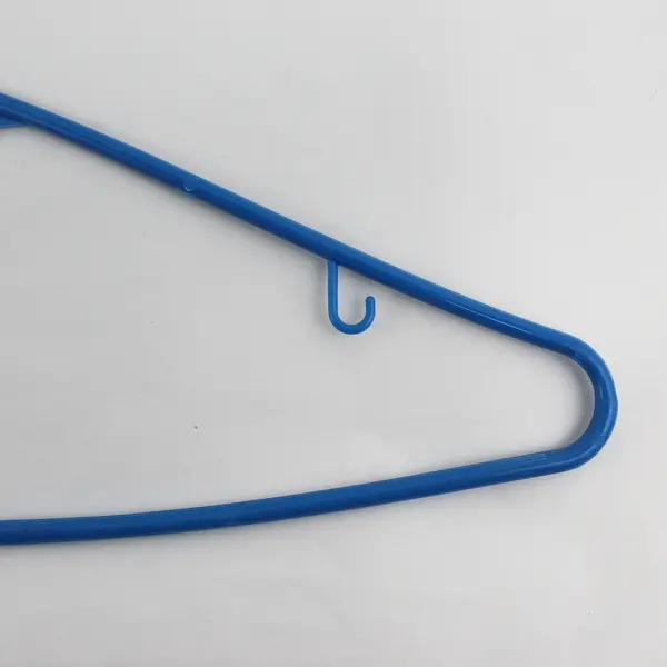 Lot of 10 Blue Plastic Tubular Clothing Hangers Shirts and Pants