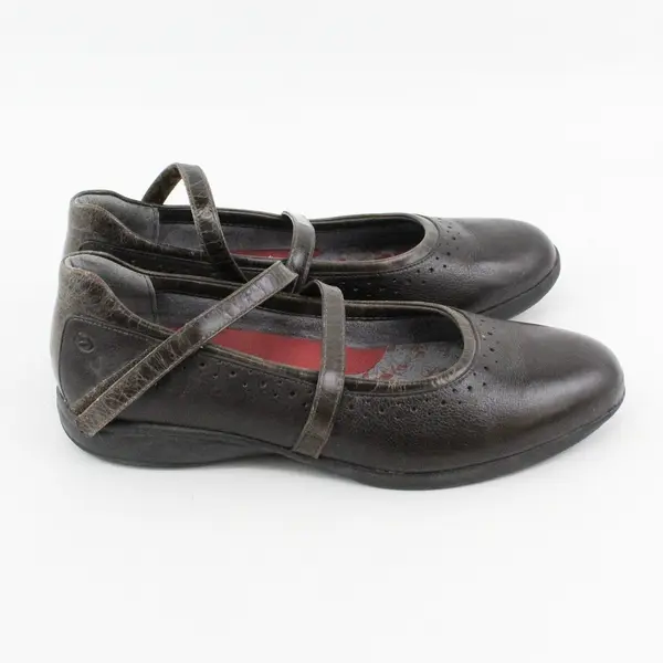 Aravon New Balance Brown Leather Uppers Mary Jane Shoes Women's Size 9