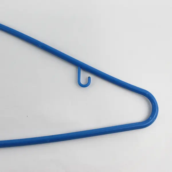 Lot of 10 Blue Plastic Clothing Hangers for Shirts and Pants