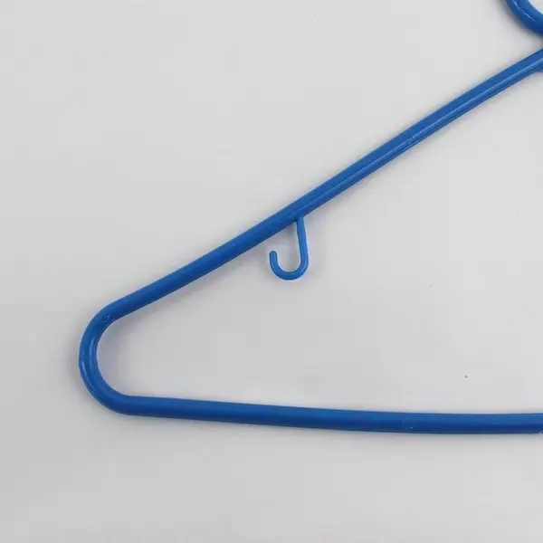 Lot of 10 Blue Plastic Clothing Hangers for Shirts and Pants