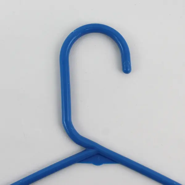 Lot of 10 Blue Tubular Clothing Hangers for Shirts and Pants