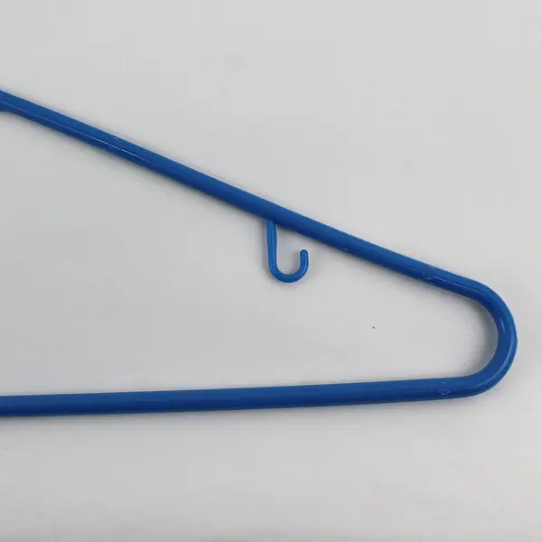 Lot of 10 Blue Tubular Clothing Hangers for Shirts and Pants