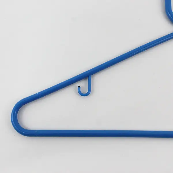 Lot of 10 Blue Tubular Clothing Hangers for Shirts and Pants