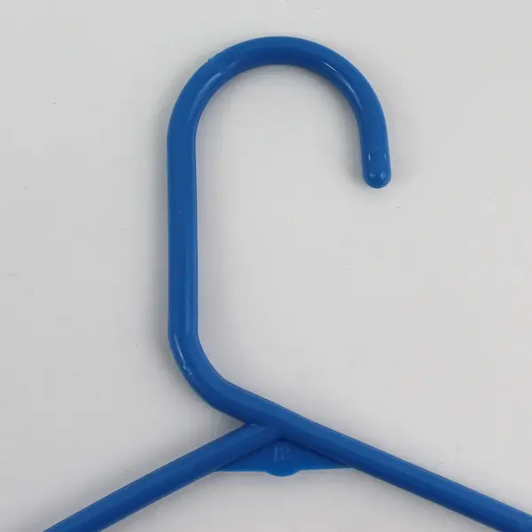 Lot of 10 Blue Plastic Clothes Hangers Shirts and Pants