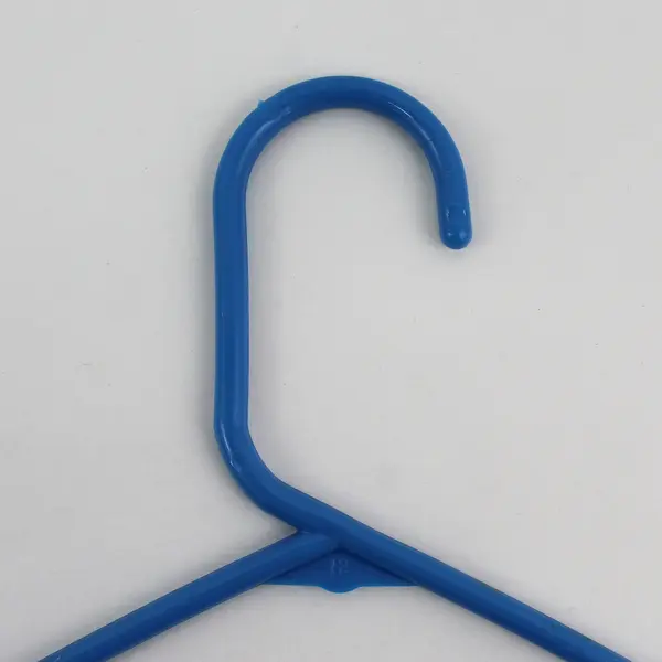 Lot of 9 Blue Plastic Clothing Hangers Shirts and Pants