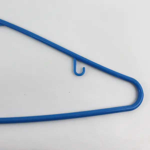 Lot of 9 Blue Plastic Clothing Hangers Shirts and Pants