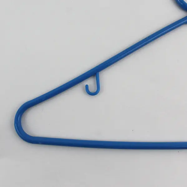 Lot of 9 Blue Plastic Clothing Hangers Shirts and Pants