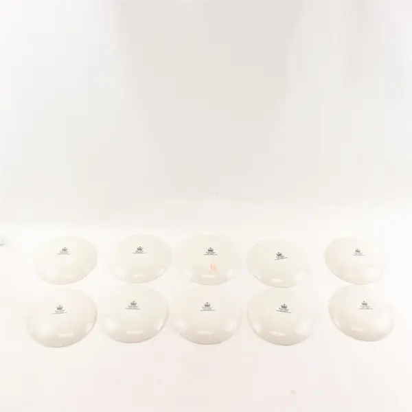 Set of 10 Royal Wessex Royal Mail Coach Horse Transferware Saucers
