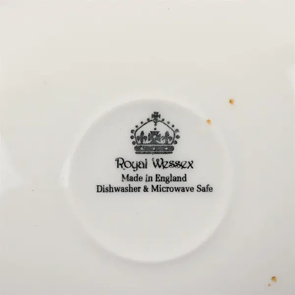 Set of 10 Royal Wessex Royal Mail Coach Horse Transferware Saucers