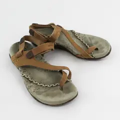 Merrell Light Brown Colorwave Siena Strappy Sandal Shoes Women's Size 7