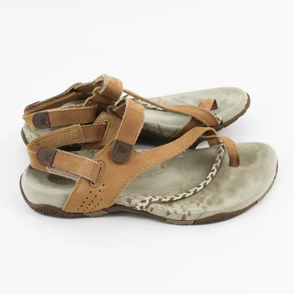 Merrell Light Brown Colorwave Siena Strappy Sandal Shoes Women's Size 7