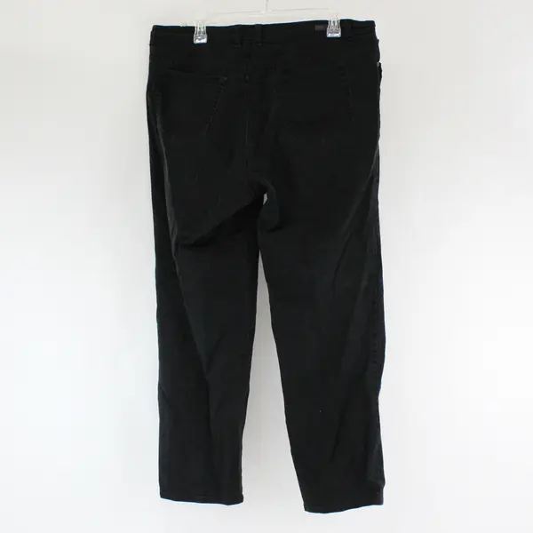 Gloria Vanderbilt Black Tapered Leg Jeans Women's Size 16W