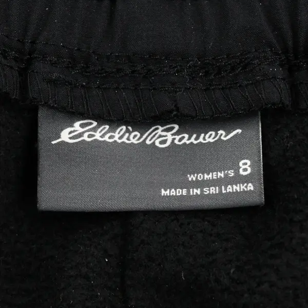 Eddie Bauer Black Tapered Cargo Pants Women's Size 8