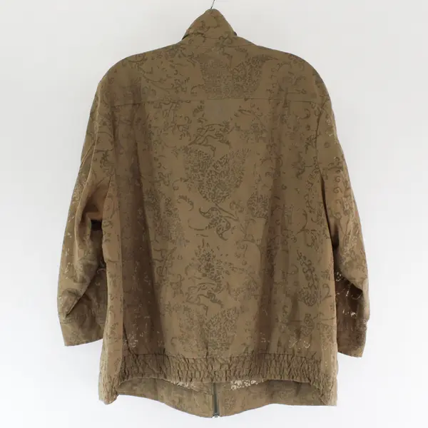 Coldwater Creek Sheer Brown Lightweight Zip-Up Jacket Women's 20-22