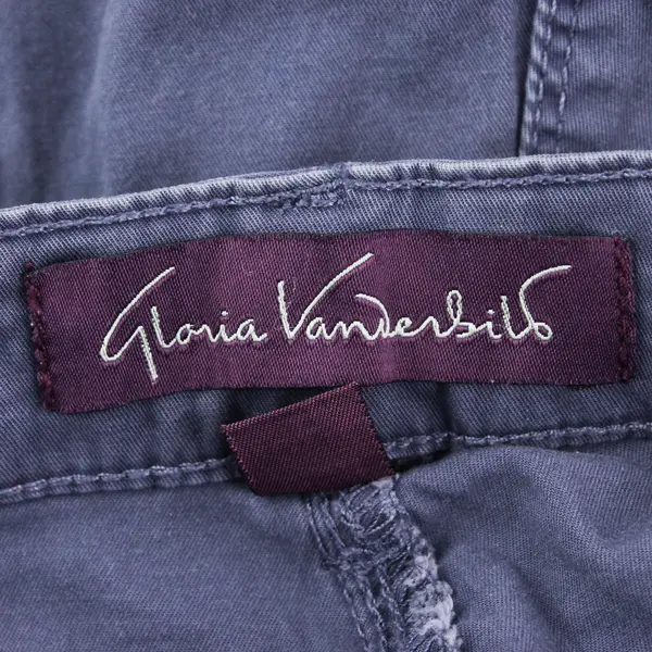 Gloria Vanderbilt Slate Blue Flat-Front Bermuda Shorts Women's Size 18