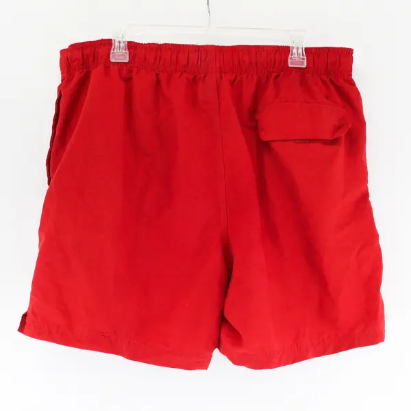Islander Solid Red Mesh-Lined Swim Trunks Men's Size XL