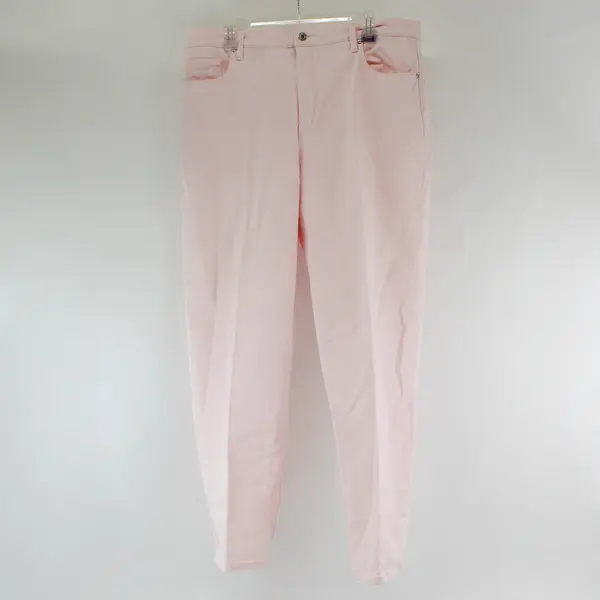 Gloria Vanderbilt Amanda Light Pink Jeans Women's Size 18