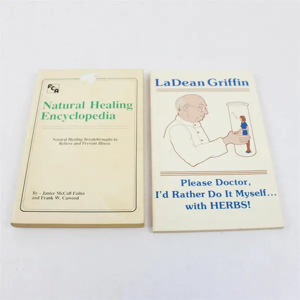 Lot of 2 Paperback Books -Please Doctor I'd Rather Do It Myself; Natural Healing