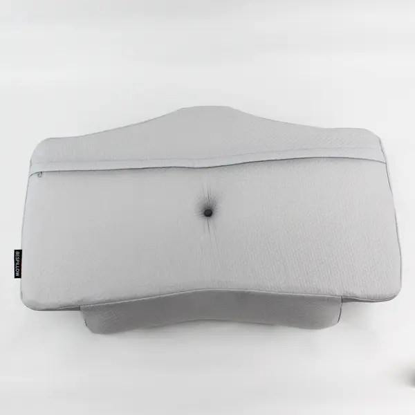 Bespillow White/Gray Orthopedic Memory Foam Neck Support Cervical Pillow
