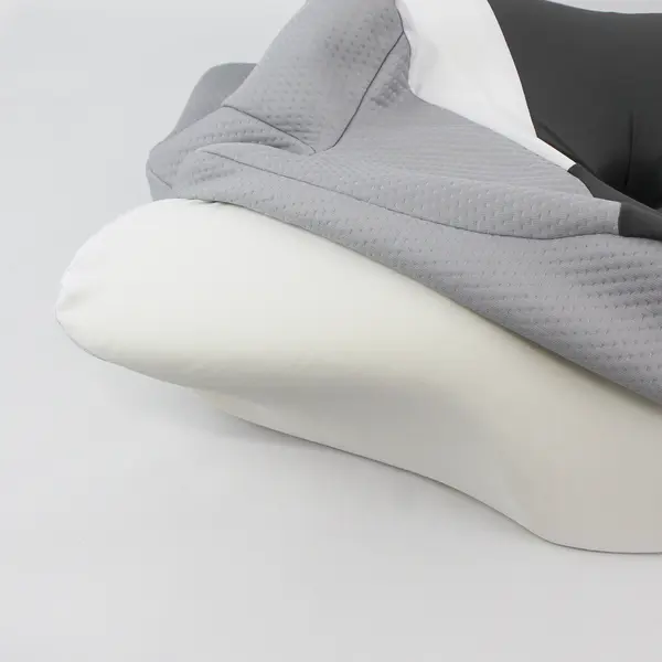 Bespillow White/Gray Orthopedic Memory Foam Neck Support Cervical Pillow