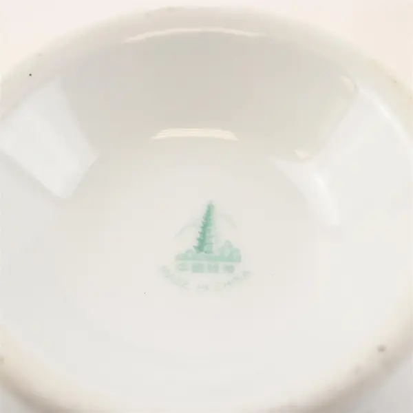 Vintage Porcelain Sugar Bowl w/Lid Floral Pattern Gold Trim