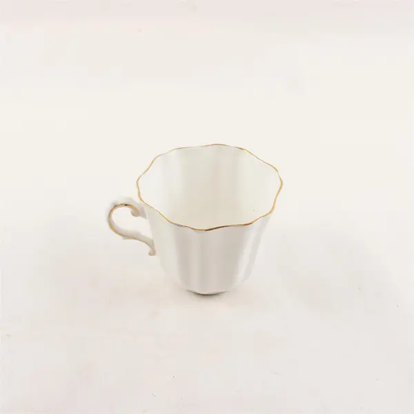 Vintage Royal Grafton Fine Bone China Powell River BC Souvenir Teacup Gold Trim