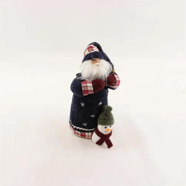 Santa's Workshop TJ's Collection Santa & Snowman Tree Topper Ornament