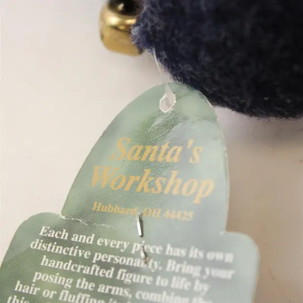 Santa's Workshop TJ's Collection Santa & Snowman Tree Topper Ornament