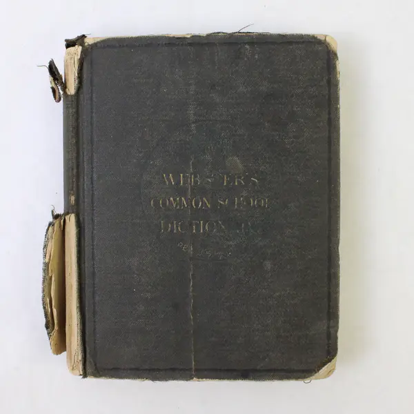 Antique Webster's Common School Dictionary of the English Language 1892  HC 