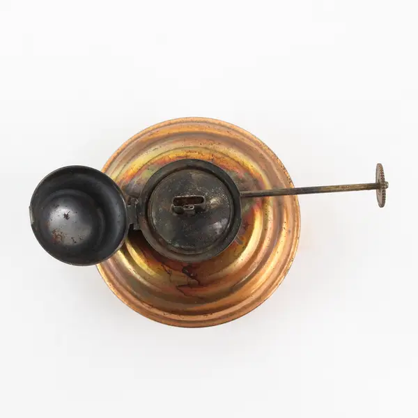 Vintage Copper Spirit Lamp Food Warmer Made In Hong Kong